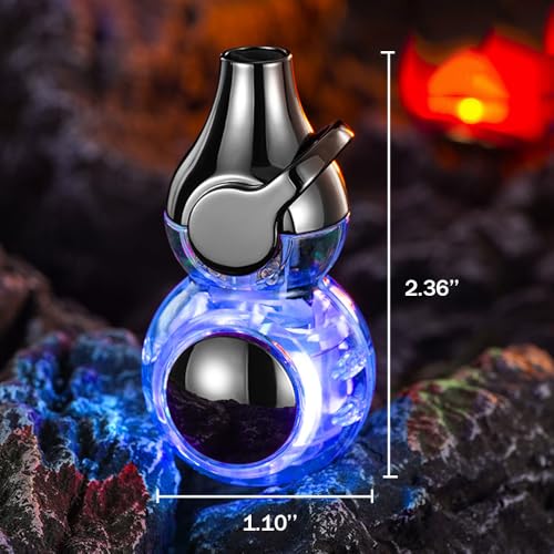 Encendedor Jet Torch recargable con llama ajustable miniatura 6