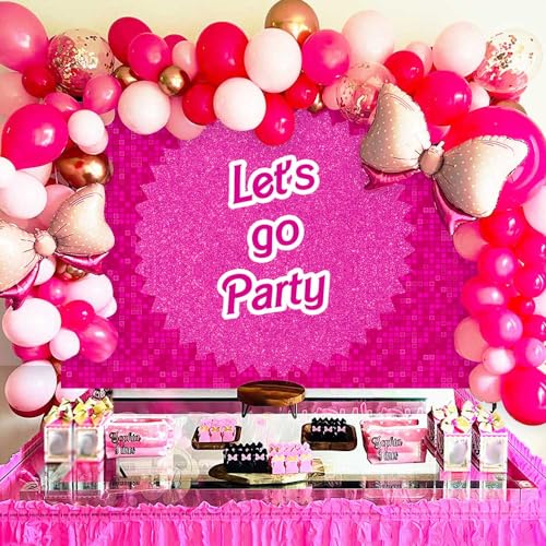 Fondo Fotográfico Rosa Para Fiesta 7x5ft miniatura 3