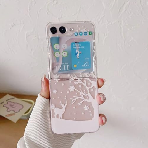 Coque Galaxy Z Flip 5 antichoc transparente avec poignée perles