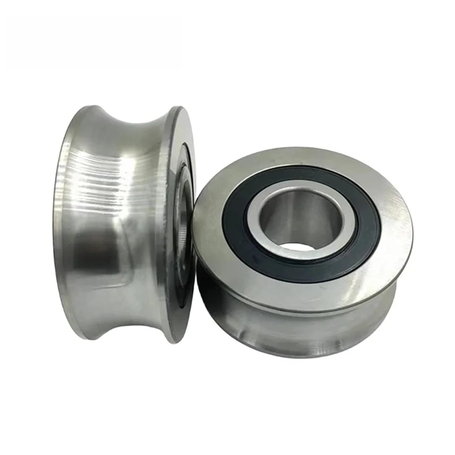 1PCS LFR50/4/5/8 U Type Double Row Roller Rod Guide Pulley Bearing with grooved Bearing(LFR 5301-20)