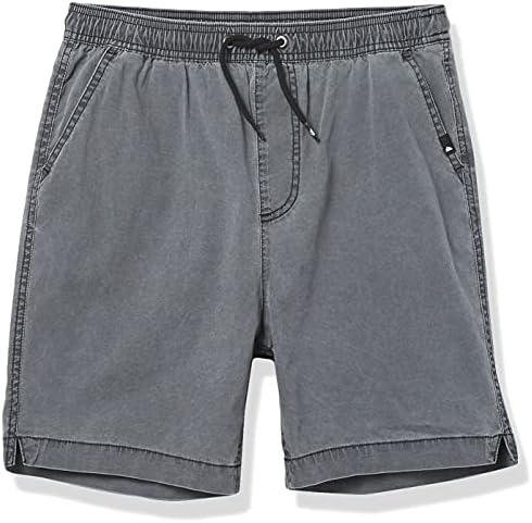Quiksilver boys Taxer Walk Youth Casual Shorts, Black, Large US