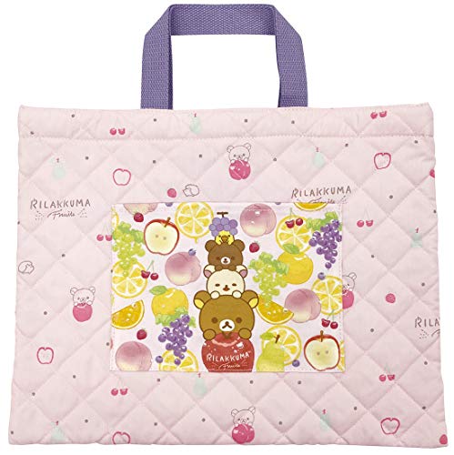 アイプランニング レッスンバッグ リラックマ キルト ピンク W39×H31cm K3511A