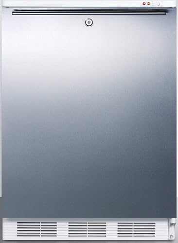 Summit VT65MLSSHH Upright Freezer, Stainless Steel