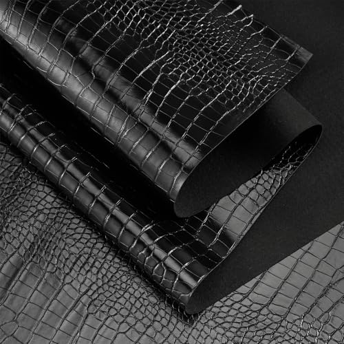 Tissu vinyle crocodile indéformable et étanche pour réparer et créer des sacs