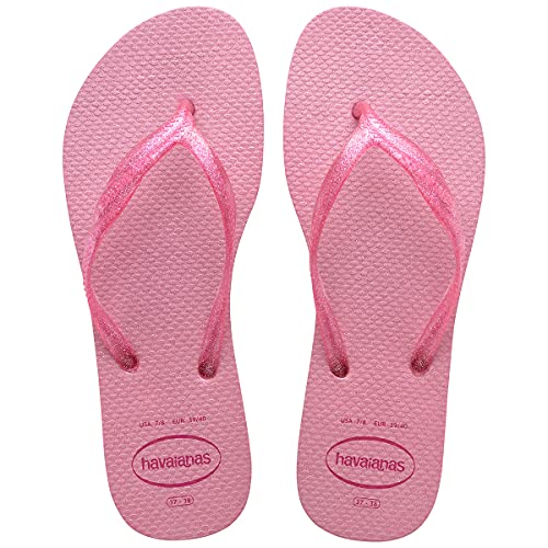 Chinelo Fantasia Gloss, Havaianas, Feminino, Rosa Cristal, 39/40