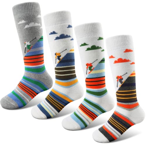 Cimkiz Ski Socks Kids Winter Warm Thermal Snow Socks, Skiing Snowboarding Skating For Toddler Boys And Girls (2 Pairs Or 3 Pairs) #TOP8