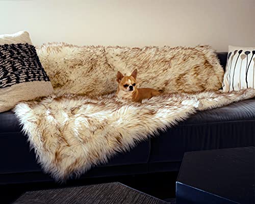 Waterproof Dog Blanket, Plush Throw for Sleeping, Whelping, and Comfort, Pet Fur, Bed, Car, Couch, and Furniture…