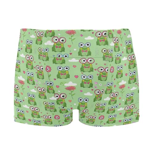 Cute Frog Mens Swim Trunk Swimwear Bathing Suit Swim Brief Square Leg Board Short S B0404122