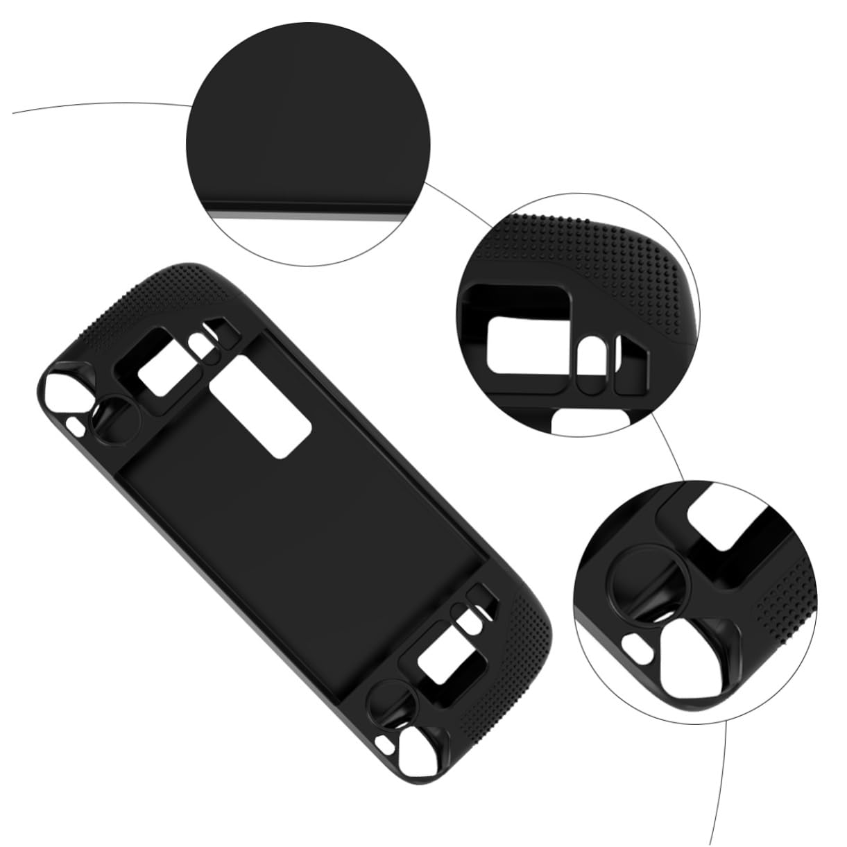 Mikikit 3stücke Silicone Game Console Cover Für Rutschfeste Stoßdämpfende Schutzhülle Mit Perfektem Sitz Und Zugang Zu Funktionen Für Gaming-enthusiasten