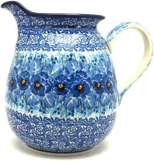 Polish Pottery Pitcher - 1 quart - Unikat Signature - U3639