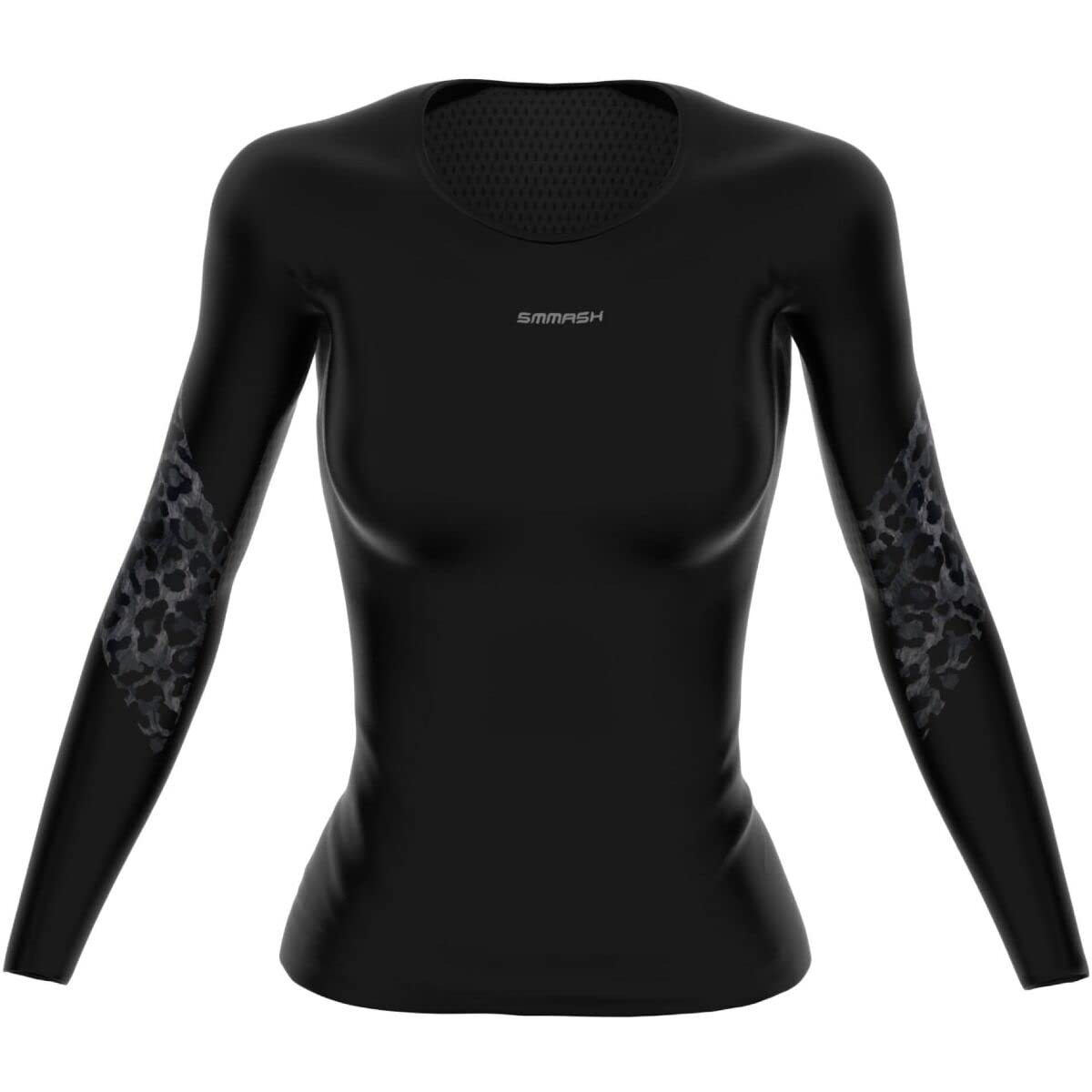 SMMASH Camiseta de Compresión Mujer Manga Larga, Ropa Deportiva Profesional Running Fitness Gimnasio Yoga, Camiseta Deportiva Outdoor, Camiseta Deporte