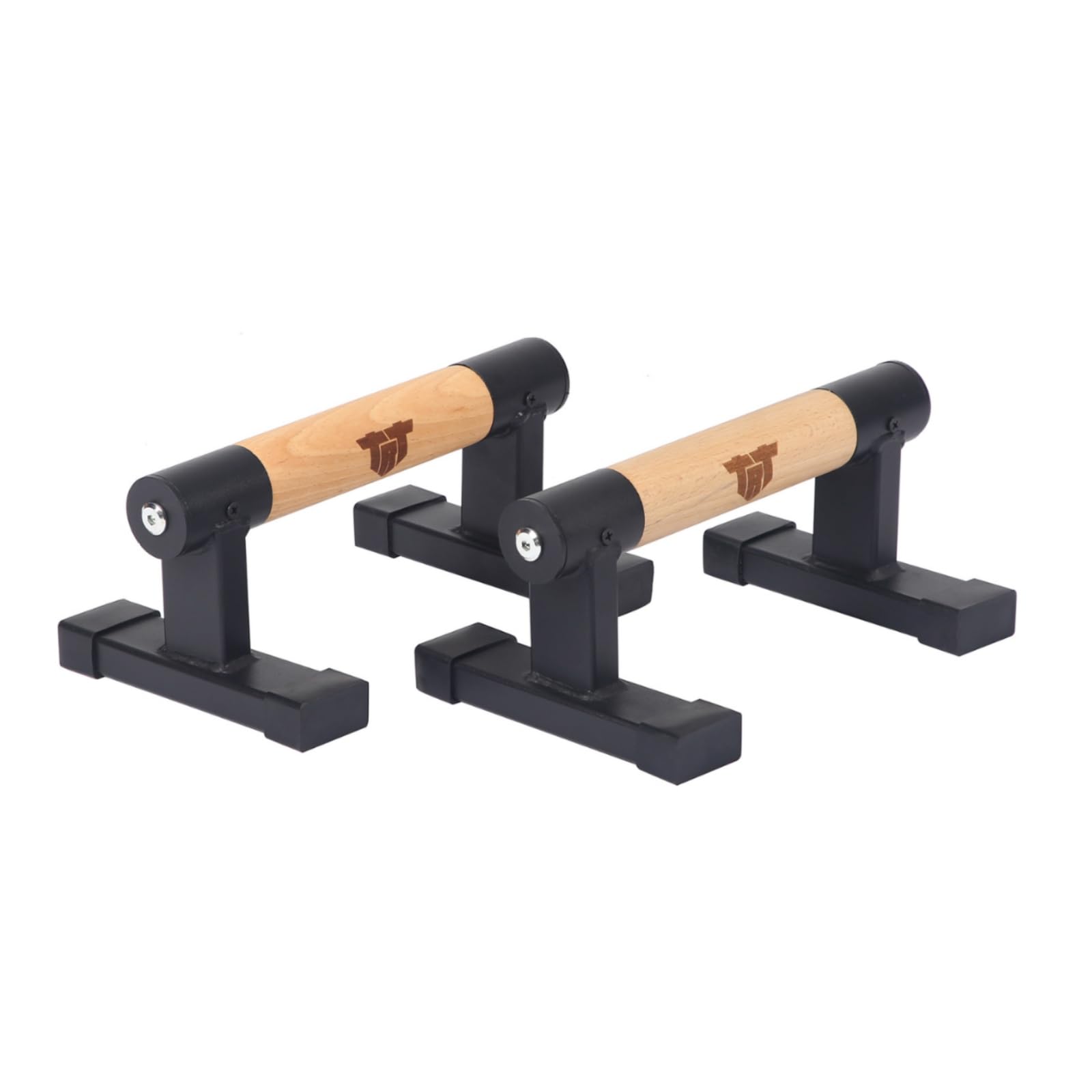 Qianly 2 Pezzi Parallettes Ergonomiche Ergonomico Push Up Maniglie Antiscivolo Base Stabile Attrezzatura Fitness per Ufficio