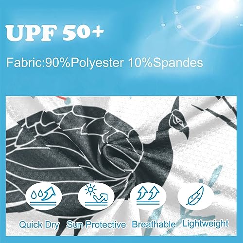 Image of CaTaKu Boys Swim Shirt Long Sleeve Rash Guard for Boys Toddler Rashguard Water Sun Shirt UPF+ 50 Swimwear