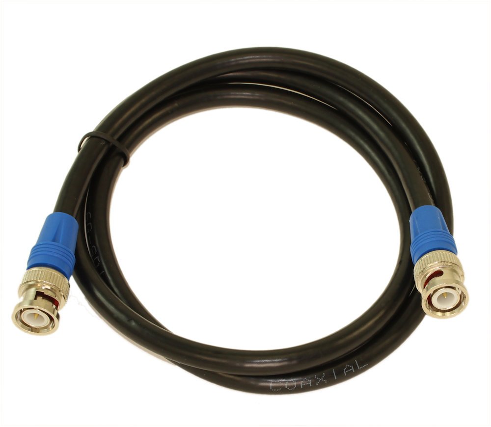 MyCableMart 3ft 6G-SDI (4K) BNC Coax Cable, RG6/18AWG Male to Male, Gold Plated Pin