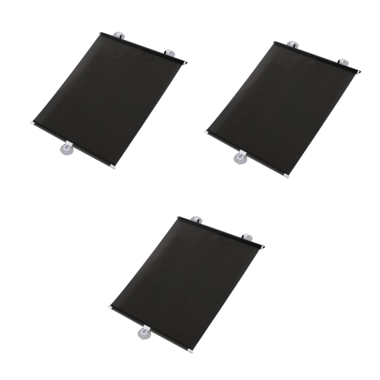 SOLUSTRE 3 Tende Parasole Retrattili Per Auto Oscuranti Per La Privacy 40 X 125 Cm
