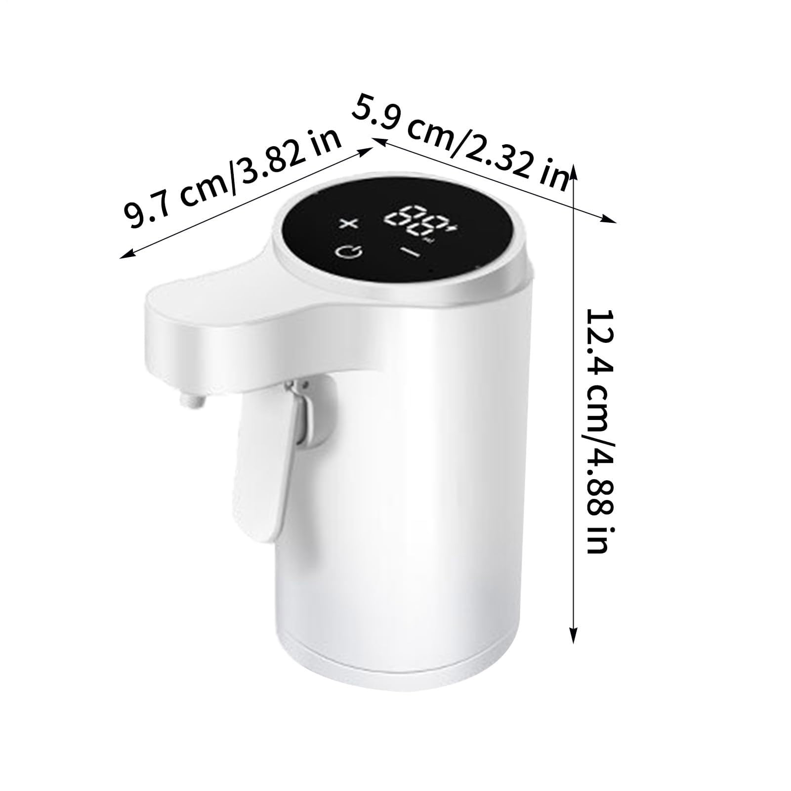 Décanteur vin électrique, Aérateur Verseur vin mit Touchscreen Bar Büro(White)
