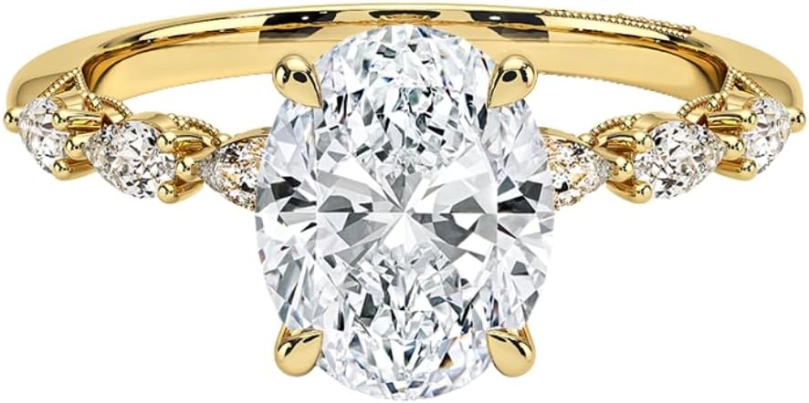 Top 12 Best Oval Diamond Engagement Ring Deals You Can’t Miss 22 51MtNlX7QrL. AC SY535
