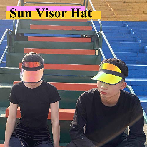 3 Pack Visor Hats Women Men Plastic Colorful Sun Visors Hat Bingo Party Adjustable Sports Golf Beach Tennis Caps Summer Sunhat #TOP1