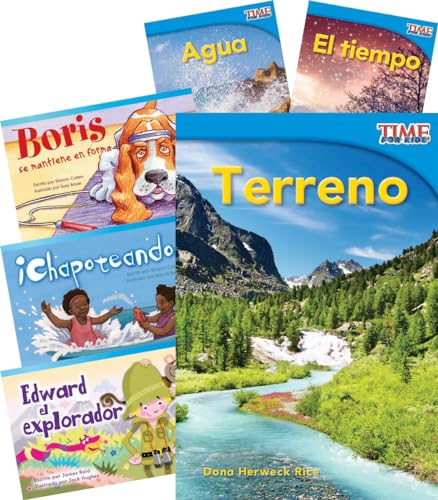 Teacher Created Materials - Classroom Library Collections: Explora la Tierra (Explore Earth) - 6 Book Set - Grade 1 - Guided Reading Level D