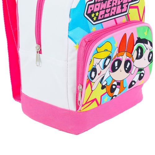 Powerpuff Girls Mini Backpack 3 Pc Bundle With 11 inch Powerpuff School Bag For Girls, Toddlers, Kids with Stickers and More (Powerpuff Girls School Supplies)2