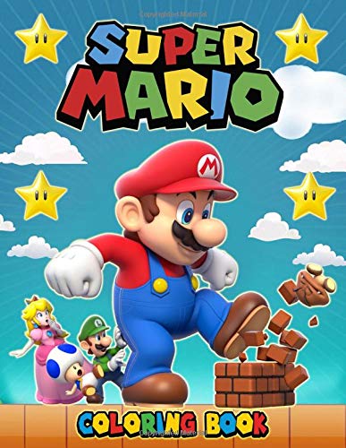 Super Mario Coloring Book: 55 Coloring Pages Super Mario (Recommended ...