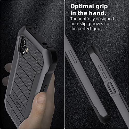 Image of BELTRON Galaxy XCover6 Pro Heavy Duty Case, Industrial Strength Armor Case with Reinforced Technology for Samsung Galaxy XCover 6 Pro 2022 SM-G736 (AT&T FirstNet Verizon) - Black