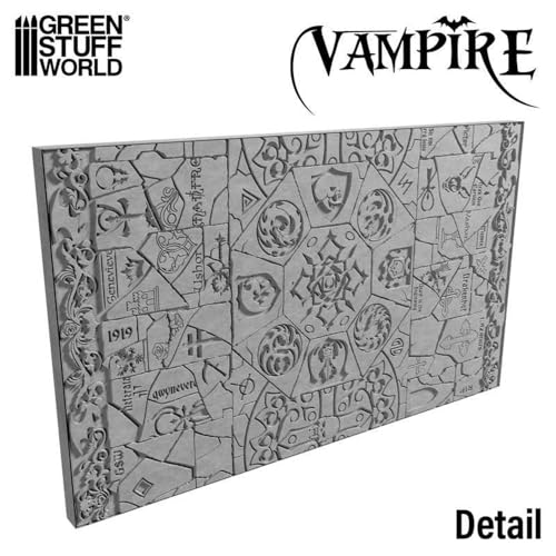 Rouleau de texture Vampire Green Stuff World 2461 argile polymère