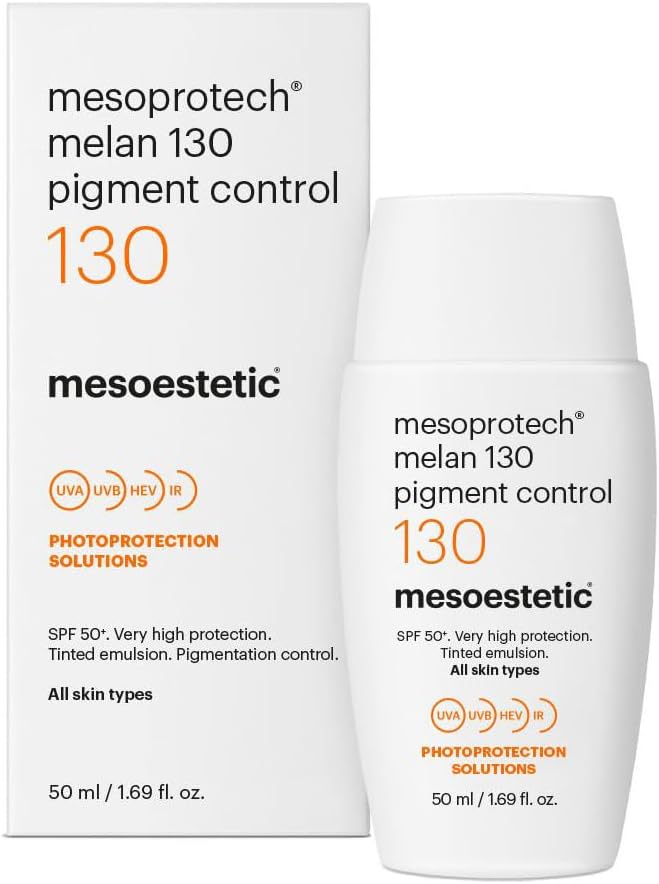 Mesoestetic Mesoprotech Melan 130 Spf & Pigments Control Face Cream For Sun Tan For All Skin Type