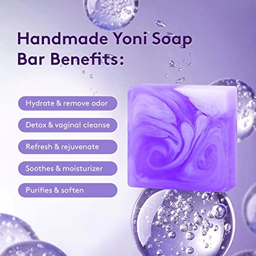 Image of Yoni Soap Bars & Yoni Oil Set for Women, Feminine Wash for pH Balance