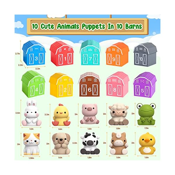Learning-Toy-for-Toddlers-1-2-3-Year-Old-10-Farm-Animal-Toys-10-Barns-Counting-Matching-Sorting-Montessori-Educational-Sensory-Toys-Christmas-Birthday-Easter-Gift-for-Baby-Boy-Girl-1-3 Learning-Toy-for-Toddlers-1-2-3-Year-Old-10-Farm-Animal-Toys-10-Barns-Counting-Matching-Sorting-Montessori-Educational-Sensory-Toys-Christmas-Birthday-Easter-Gift-for-Baby-Boy-Girl-1-3