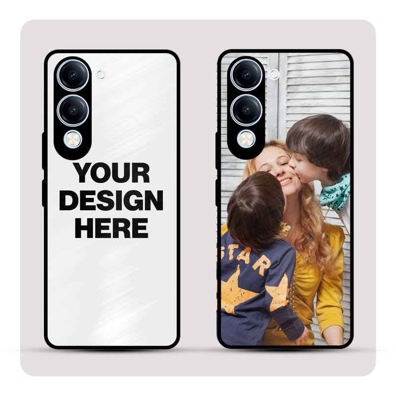 Image of Personalized Back Cover for iQOO Z10 Lite | Custom Case with Name, Photo or Logo | PrintShield Hybrid with Soft TPU Grip & Scratch Protection