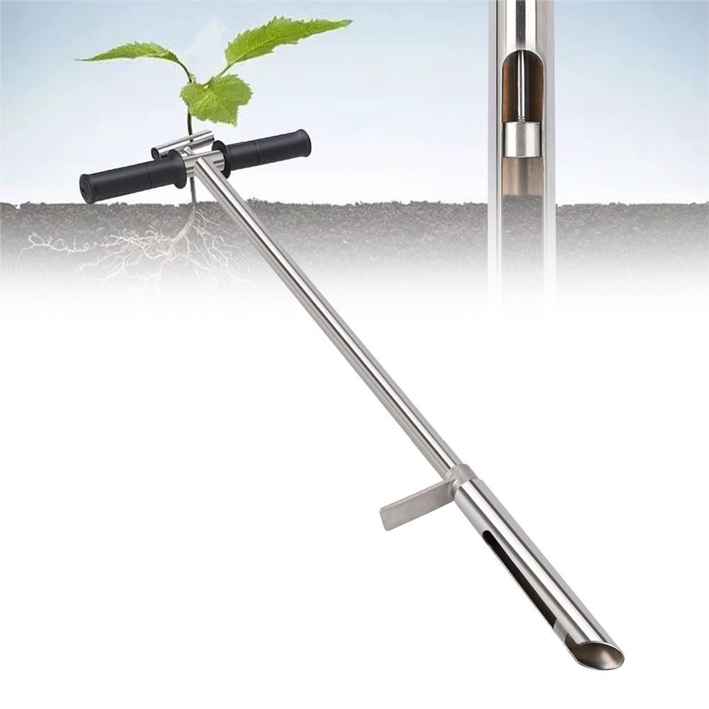 Sonde d'échantillonnage de sol en acier inoxydable de style T pour agriculture
