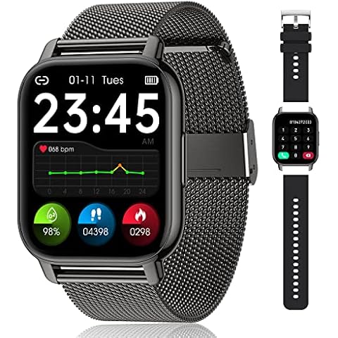 Popglory Smart Watch with Health Monitor Cover