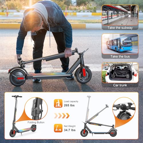 Caroma Electric Scooter Adults, 350W/500W Motor, Top Speed