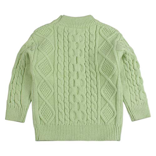 Suéter de inverno casual para bebês com gola redonda e manga comprida, pulôver infantil para meninos