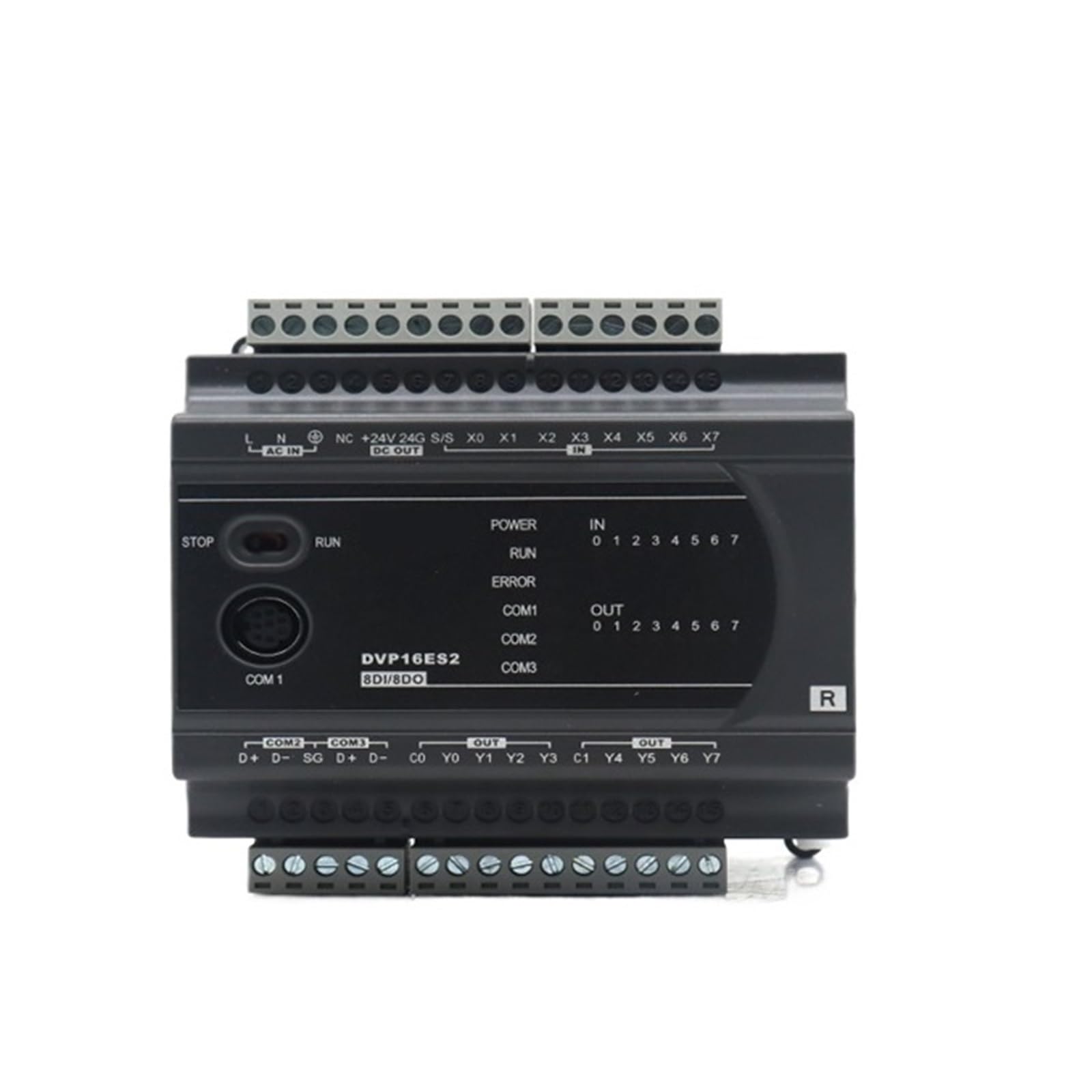 Module programmable DVP24ES200R avec sorties relais pour charges lourdes