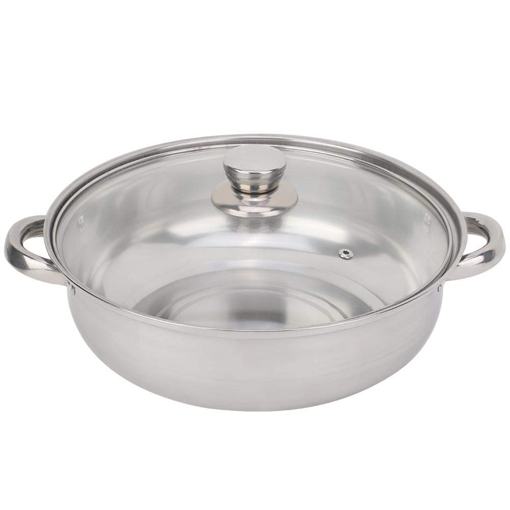Vaporiera Pentola, Pentola Vaporiera Pentole in acciaio inossidabile Cottura a vapore a 2 strati da 27 cm/11 pollici Pentola A Vapore A 2 Strati Cottura a vapore per zuppe a bagnomaria
