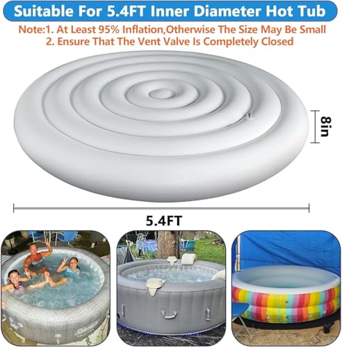 Whirlpool-Abdeckung Gionar 165 cm – Aufblasbare Thermoabdeckung für runde Whirlpools
