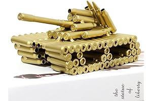 Antique Bullet Casing Tank: A Timeless Warfare Decor