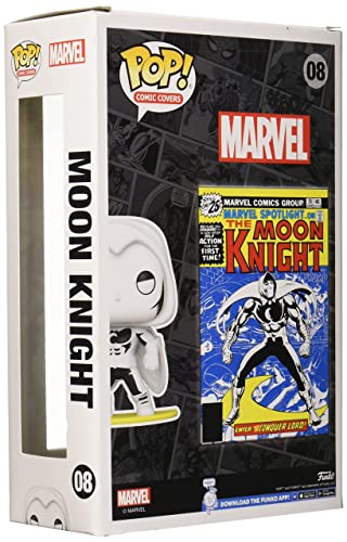 Funko Pop! Comic Cover: Marvel, Moon Knight, Marvel Comics, Collectable Vinyl Figure, Gift Idea, Official Merchandise - Image 2