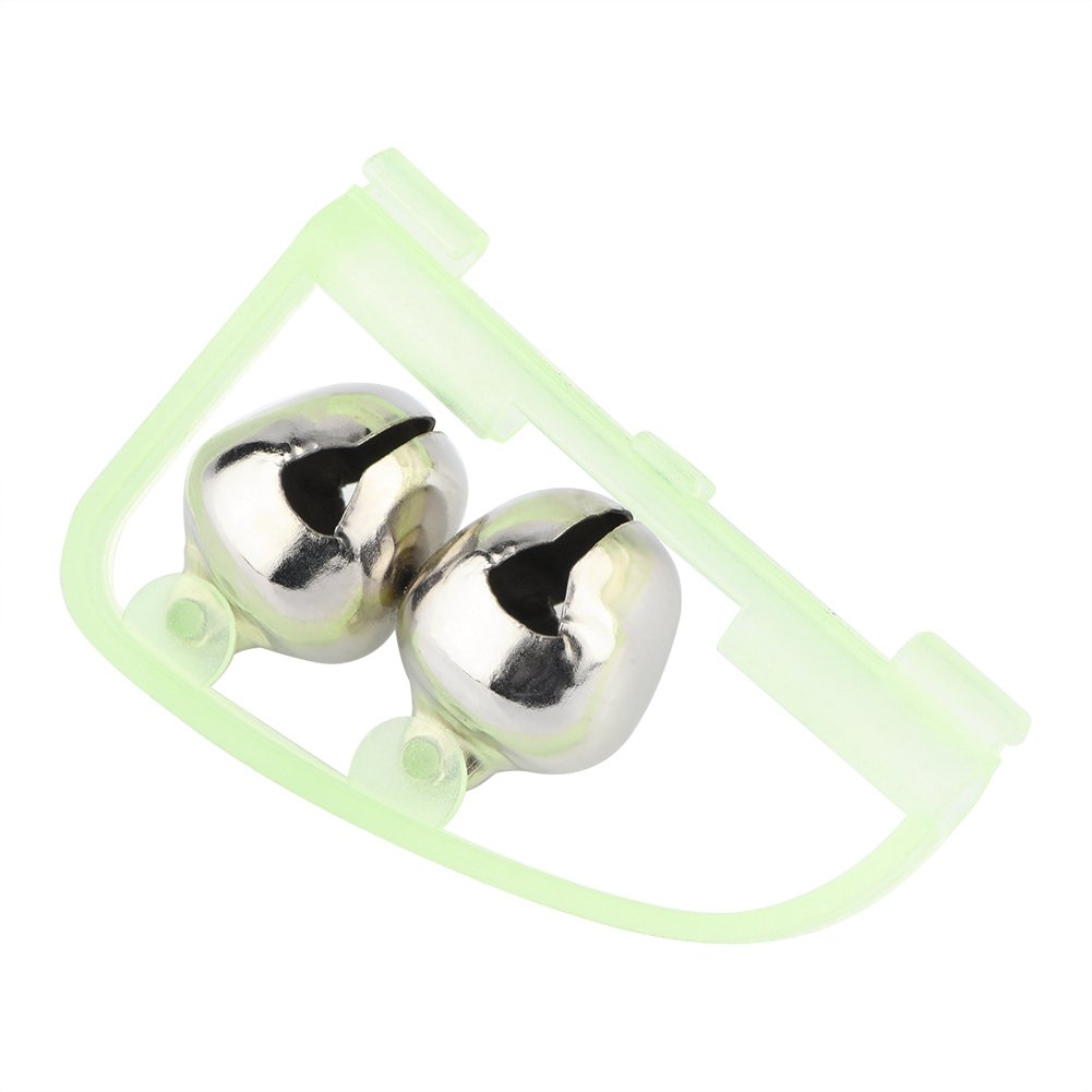 Dzwonki do wędek Klips na końcówkę wędki LED Light Alarmy do przynęt Dzwonki, 20 sztuk Noctilucent Alarm Podwójne dzwonki alarmowe Sea Saltwater Fishing Clip on Bait AlarmTackle Akcesoria