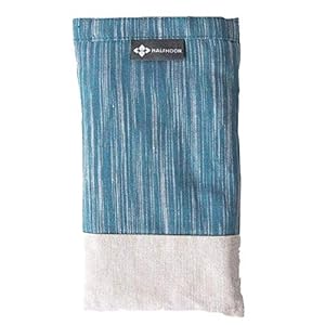 Halfmoon Scented Yoga Linen Eye Pillow for Eyes and Forehead, Perfect for Yoga, Meditation, and Sleep – (Lavender Scent)