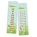 Skip Counting and Multiplication Table Cards (2 Sets) Chart Bookmarks - Learning Teaching Math Bookmarks for Kids Boys Girls Students - Maths Gifts Educational Stocking Stuffers