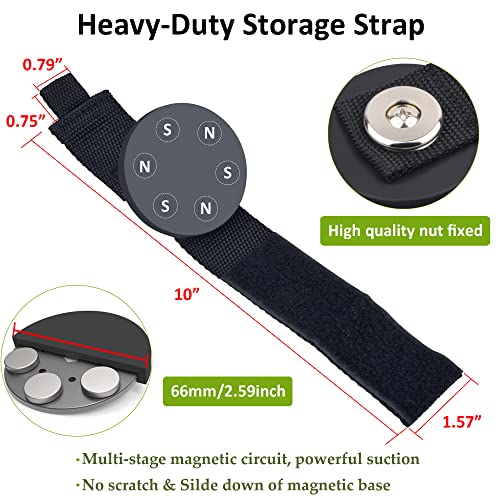 Ulibermagnet Strong Magnetic Storage Hooks,Heavy Duty Magnetic Garage Storage Tool Organizer,Extension Cord,Hose, Cable, Rope,Tools For Garage,Pick-Up,Rv And Workshop(2 Pack) #TOP1