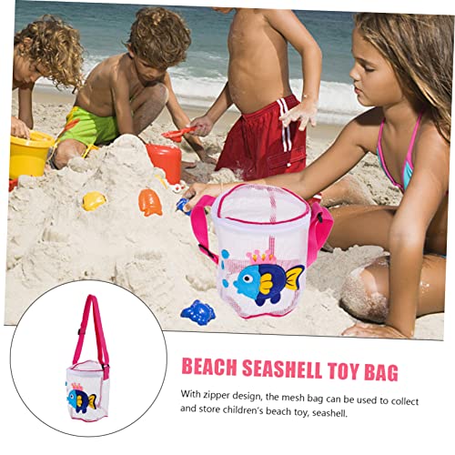 Amosfun 3 Pçs Saco De Brinquedo Saco De Malha De Praia Fora Brinquedos Brinquedos De Verão Brinquedo