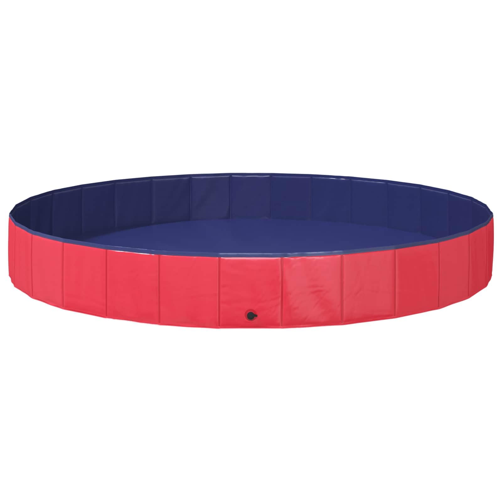 Hundepool Ø300 cm faltbar, stabiles Schwimmbecken für große Hunde, robuste PVC Hundebadewanne für Garten und Außenbereich, Hundeschwimmbecken klappbar