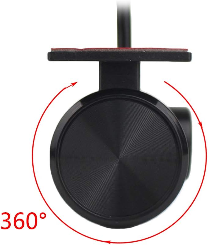 Car Front View Camera, XISEDO DVR Vehicle Driving Recorder 1080P HD 170° Wide Angle Lens with SD Card Slot Supports USB Connection Camera