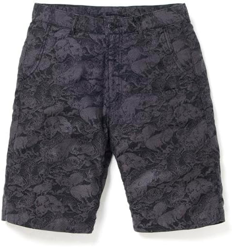 京黒紋付染 百豚ジャガードショートパンツ1869