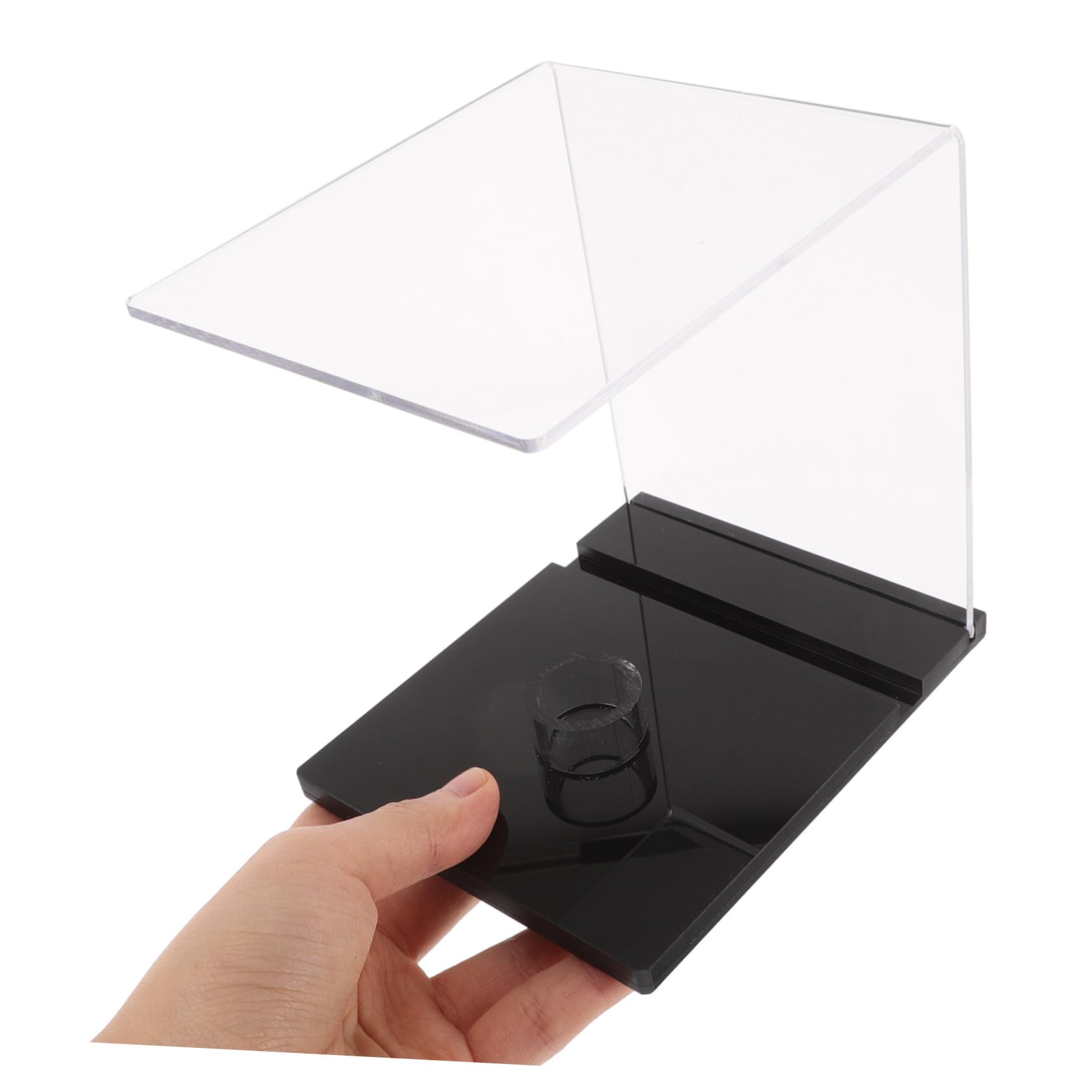 BESTonZON 2piezas Expositor De Cajas De Bolas Transparente Vitrina De Acrílico Forma De Cubo para Exhibir y Conservar Balones De Béisbol y Sóftbol