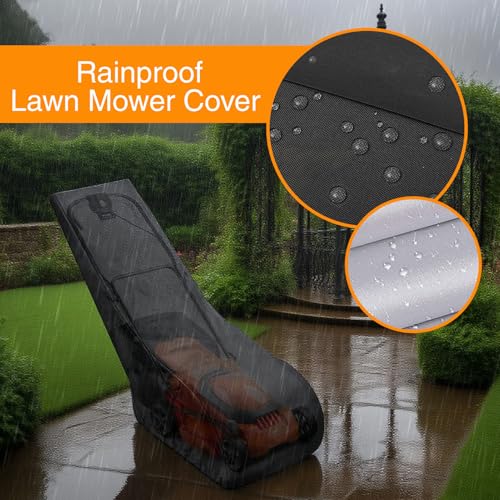 Housse de tondeuse à gazon imperméable bâche protection jardin - 3